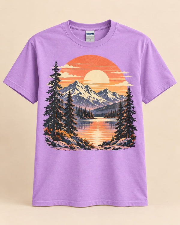 Example of a front print on a T-shirt